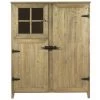 Buffet En Bois Avec 3 Portes Et 4 étagèr Cm 138x64x168 Guarnieri Malva - Legno