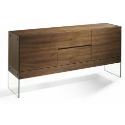 Paris Prix - Buffet 2 Portes Design "justine" 180cm Naturel -Buffet et enfilade Soldes 34288599 4
