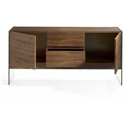 Paris Prix - Buffet 2 Portes Design "justine" 180cm Naturel -Buffet et enfilade Soldes 34288599 5