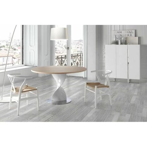 Paris Prix - Buffet 3 Portes Design "laura" 120cm Blanc Laqué 4 Paris Prix - Buffet 3 Portes Design "laura" 120cm Blanc Laqué – Image 4