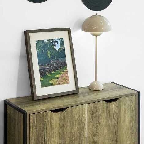 SoBuy FSB37-T Buffet Commode Meuble De Rangement Table Console Placard Avec 2 Portes 4 SoBuy FSB37-T Buffet Commode Meuble De Rangement Table Console Placard Avec 2 Portes – Image 4