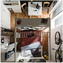 Buffet Design 3 Tiroirs Et 1 Porte L99,5 Cm - 4YOU - Calicosy - Blanc -Buffet et enfilade Soldes 34341804 4