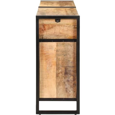 Buffet 172x35x80 Cm Bois De Manguier Massif VidaXL 3 Buffet 172x35x80 Cm Bois De Manguier Massif VidaXL – Image 3