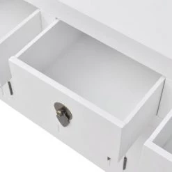 VidaXL Buffet En Style Chinois En Bois Massif Blanc - Blanc 9 VidaXL Buffet En Style Chinois En Bois Massif Blanc - Blanc -Buffet et enfilade Soldes 3463769 5