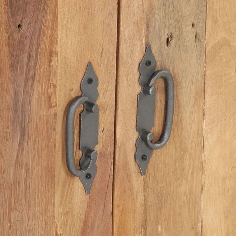 VidaXL Buffet 60x35x74 Cm Bois De Récupération Solide - Brun 5 VidaXL Buffet 60x35x74 Cm Bois De Récupération Solide - Brun – Image 5