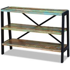 VidaXL Buffet 3 étagères Bois De Récupération Massif - Multicolore