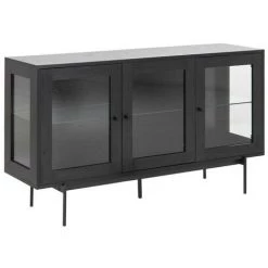 Buffets BOBOCHIC - Buffet 140cm PALMACO Noir - Noir
