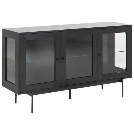 Buffets BOBOCHIC - Buffet 140cm PALMACO Noir - Noir 1 Buffets BOBOCHIC - Buffet 140cm PALMACO Noir - Noir