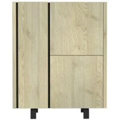 Buffet Haut 3 Portes RUSH - Fabrication Française - Calicosy - Bois Clair