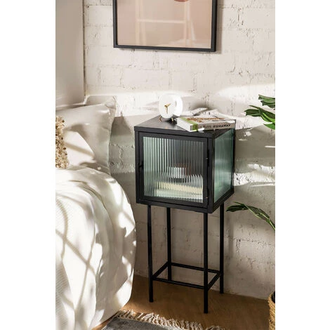 Vitrine D'entrée En Métal Et Verre Vertal SKLUM Acier - Noir 2 Vitrine D'entrée En Métal Et Verre Vertal SKLUM Acier - Noir – Image 2