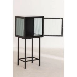 Vitrine D'entrée En Métal Et Verre Vertal SKLUM Acier - Noir 8 Vitrine D'entrée En Métal Et Verre Vertal SKLUM Acier - Noir -Buffet et enfilade Soldes 36624449 4