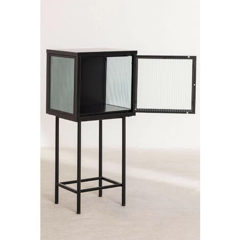 Vitrine D'entrée En Métal Et Verre Vertal SKLUM Acier - Noir 4 Vitrine D'entrée En Métal Et Verre Vertal SKLUM Acier - Noir – Image 4