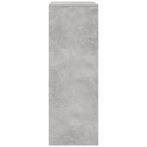 ASUPERMALL Buffet Avec 6 Tiroirs Gris Beton 50x34x96 Cm Agglomere 5 ASUPERMALL Buffet Avec 6 Tiroirs Gris Beton 50x34x96 Cm Agglomere – Image 5