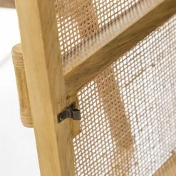 MADE IN MEUBLES Meuble De Rangement En Bois De Teck Et Cannage Rim - Marron 7 MADE IN MEUBLES Meuble De Rangement En Bois De Teck Et Cannage Rim - Marron -Buffet et enfilade Soldes 36840520 4