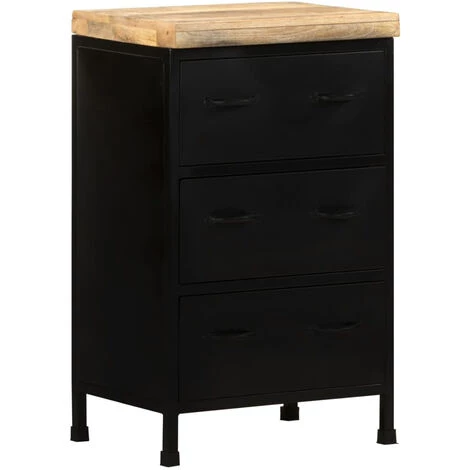 ASUPERMALL Buffet 47x35x76 Cm Bois De Manguier Brut 1 ASUPERMALL Buffet 47x35x76 Cm Bois De Manguier Brut