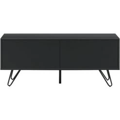 Commode Bollebygd à 2 Portes 47 X 110 X 30 Cm Noir [en.casa] -Buffet et enfilade Soldes 37140551 5