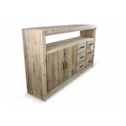 DéCORATION D'AUTREFOIS Buffet 6 Tiroirs Bois Naturel 184x40x106cm - Naturel 9 DéCORATION D'AUTREFOIS Buffet 6 Tiroirs Bois Naturel 184x40x106cm - Naturel -Buffet et enfilade Soldes 37392286 5