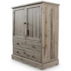 DECORATION D’AUTREFOIS Buffet 2 Tiroirs Bois 83x38.5x97cm - Marron - Marron -Buffet et enfilade Soldes 37392630 4