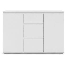 Dmora Buffet Avec Portes Et Tiroirs, Coloris Blanc, 119,45 X 83,7 X 40 Cm -Buffet et enfilade Soldes 38607866 4