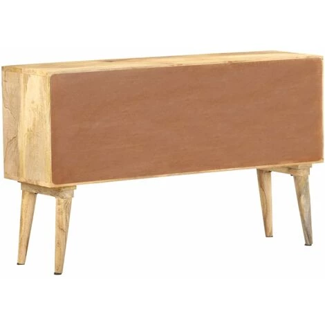VidaXL Buffet 120x30x70 Cm Bois De Manguier Solide - Brun 5 VidaXL Buffet 120x30x70 Cm Bois De Manguier Solide - Brun – Image 5