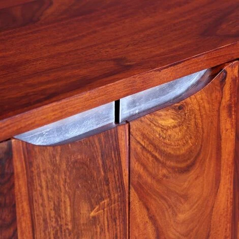 ASUPERMALL Buffet Bois Massif De Sesham 75 X 35 X 60 Cm 3 ASUPERMALL Buffet Bois Massif De Sesham 75 X 35 X 60 Cm – Image 3