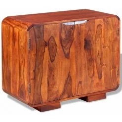 ASUPERMALL Buffet Bois Massif De Sesham 75 X 35 X 60 Cm 8 ASUPERMALL Buffet Bois Massif De Sesham 75 X 35 X 60 Cm -Buffet et enfilade Soldes 39655927 4