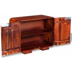 ASUPERMALL Buffet Bois Massif De Sesham 75 X 35 X 60 Cm 9 ASUPERMALL Buffet Bois Massif De Sesham 75 X 35 X 60 Cm -Buffet et enfilade Soldes 39655927 5