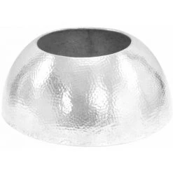 HAPPYSHOPPING Table Basse Aluminium Martele 70 X 30 Cm Argente -Buffet et enfilade Soldes 39702043 5