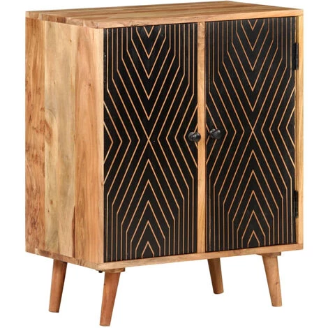 ASUPERMALL Buffet 60x35x75 Cm Bois D'acacia Massif 1 ASUPERMALL Buffet 60x35x75 Cm Bois D'acacia Massif