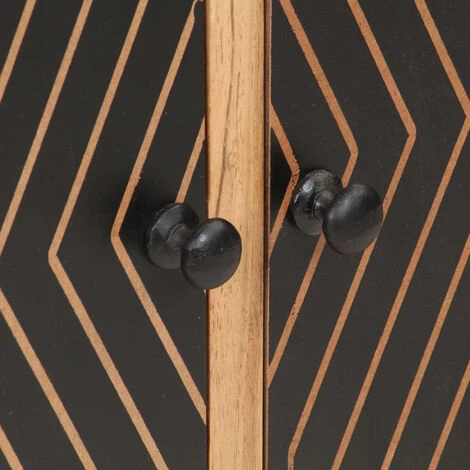 ASUPERMALL Buffet 60x35x75 Cm Bois D'acacia Massif 3 ASUPERMALL Buffet 60x35x75 Cm Bois D'acacia Massif – Image 3