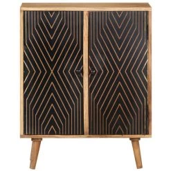 ASUPERMALL Buffet 60x35x75 Cm Bois D'acacia Massif 9 ASUPERMALL Buffet 60x35x75 Cm Bois D'acacia Massif -Buffet et enfilade Soldes 39745147 5