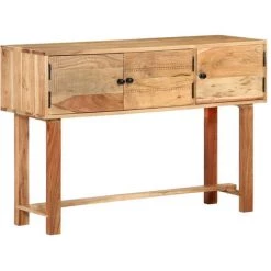 ASUPERMALL Buffet 115x35x75 Cm Bois D'acacia Massif