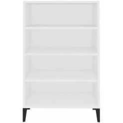 ASUPERMALL Buffet Blanc 57x35x90 Cm Agglomere -Buffet et enfilade Soldes 39748320 4