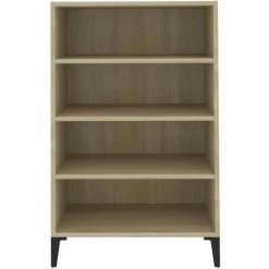 ASUPERMALL Buffet Chene Sonoma 57x35x90 Cm Agglomere -Buffet et enfilade Soldes 39748330 4