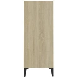 ASUPERMALL Buffet Chene Sonoma 57x35x90 Cm Agglomere -Buffet et enfilade Soldes 39748330 5