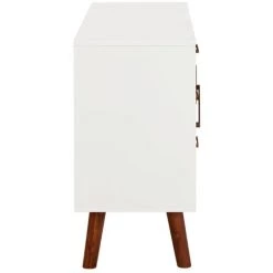 ASUPERMALL Buffet 110x35x70 Cm Bois D'acacia Massif Et MDF -Buffet et enfilade Soldes 39777453 4