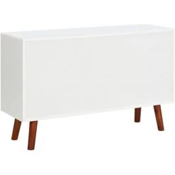 ASUPERMALL Buffet 110x35x70 Cm Bois D'acacia Massif Et MDF -Buffet et enfilade Soldes 39777453 5