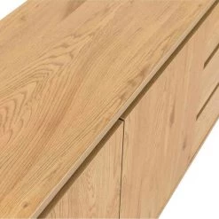 DECO IN PARIS Buffet Enfilade Avec 3 Tiroirs Et 2 Portes En Bois DARINA - Bois Clair -Buffet et enfilade Soldes 39853149 5