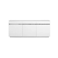 M-S Buffet 3 Portes 200x50x83 Cm Blanc - SUNRY