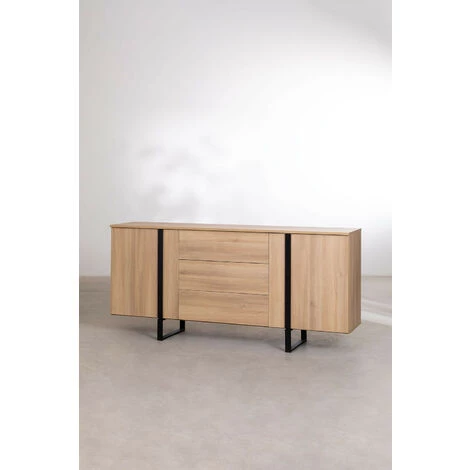 Buffet En Bois Roxer SKLUM Mélamine Bois Rustique - Bois Rustique Bois Rustique 3 Buffet En Bois Roxer SKLUM Mélamine Bois Rustique - Bois Rustique Bois Rustique – Image 3