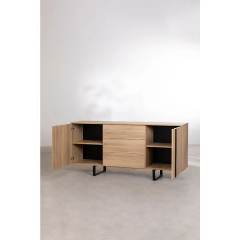 Buffet En Bois Roxer SKLUM Mélamine Bois Rustique - Bois Rustique Bois Rustique 4 Buffet En Bois Roxer SKLUM Mélamine Bois Rustique - Bois Rustique Bois Rustique – Image 4