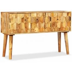 HAPPYSHOPPING Buffet Bois Massif De Manguier 118 X 35 X 75 Cm -Buffet et enfilade Soldes 40555502 3