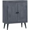HAPPYSHOPPING Buffet Bois Solide De Manguier 60 X 30 X 76 Cm