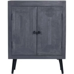 HAPPYSHOPPING Buffet Bois Solide De Manguier 60 X 30 X 76 Cm -Buffet et enfilade Soldes 40556285 3