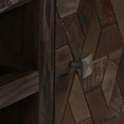 HAPPYSHOPPING Meuble TV Bois De Recuperation Solide 140 X 30 X 45 Cm -Buffet et enfilade Soldes 40556309 3