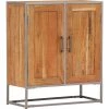 HAPPYSHOPPING Buffet 65 X 30 X 75 Cm Bois D'acacia Massif