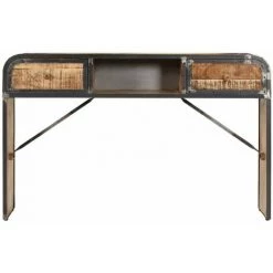 HAPPYSHOPPING Buffet 120 X 30 X 75 Cm Bois De Manguier Massif -Buffet et enfilade Soldes 40558069 2