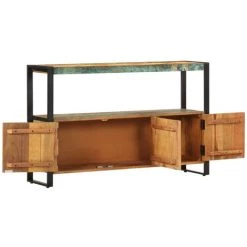 HAPPYSHOPPING Buffet 120x30x75 Cm Bois De Recuperation Solide -Buffet et enfilade Soldes 40558195 4
