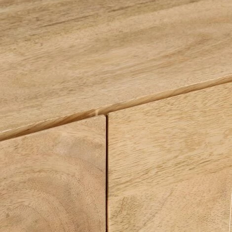 HAPPYSHOPPING Meuble TV 145 X 30 X 41 Cm Bois Massif De Manguier 2 HAPPYSHOPPING Meuble TV 145 X 30 X 41 Cm Bois Massif De Manguier – Image 2