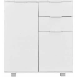HAPPYSHOPPING Buffet Blanc Brillant 71 X 35 X 76 Cm Agglomere 7 HAPPYSHOPPING Buffet Blanc Brillant 71 X 35 X 76 Cm Agglomere -Buffet et enfilade Soldes 40562592 3